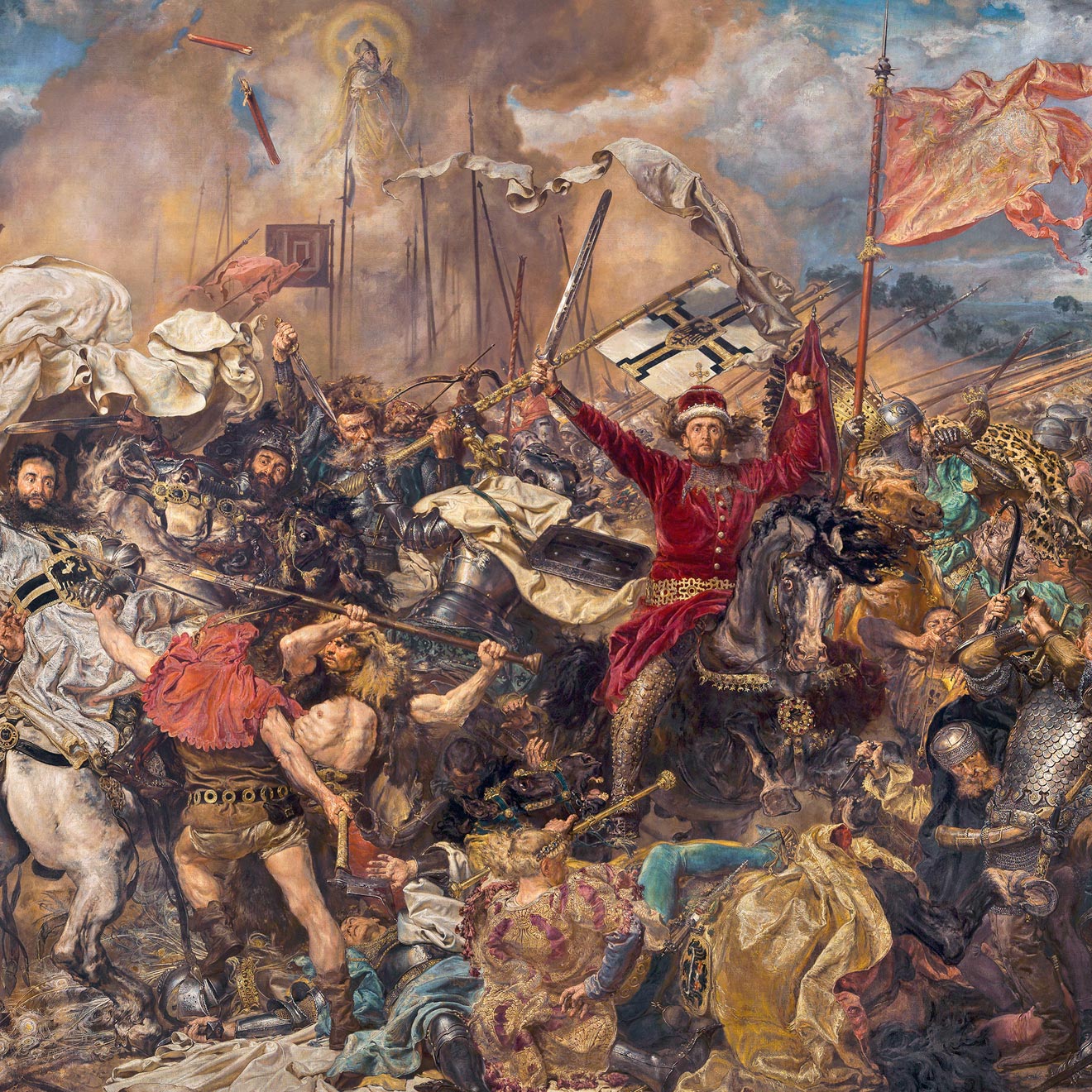 杨·马特义科《格伦瓦尔德战役》(1878)